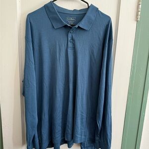L.L. Bean Men's Blue Long Sleeve Shirt